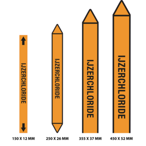 Leidingmarkering Ijzerchloride / NL