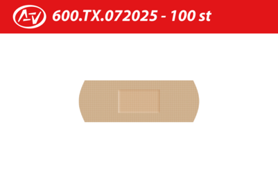 Elastische textielpleisters 72x 25 mm 100st.