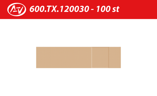 Elastische textielpleisters vinger 120x30mm  100st.